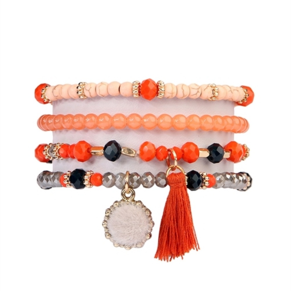 Show Me Your Gypsy Coral Bracelet Set